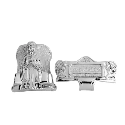 Angel casket corner and last supper lugs 2214 side view