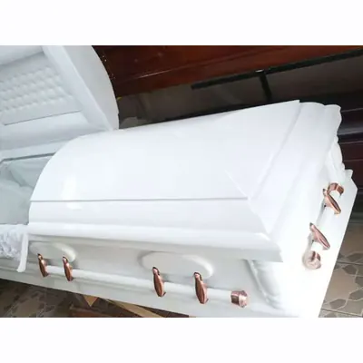 End Cap 8503 For Wooden Casket Fitting- Metal Tips of Casket Handle For Oval Bar finish detail