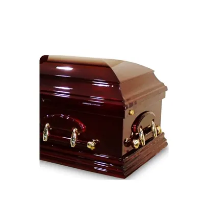Metal Casket Handle And Metal Arm 8502 Antique Brass Color with 1” and 1-1/4” Oval Bar finish detail