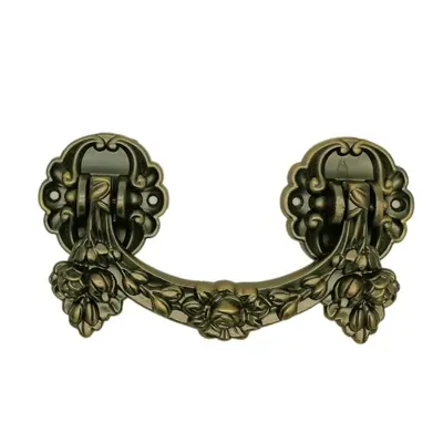 Luxury coffin and casket handle 1021 in Antique brass matte