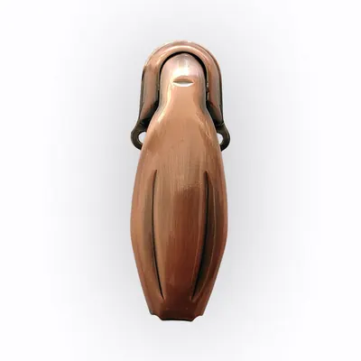 Metal Casket Handle And Metal Arm 8502 Antique Brass Color with 1” and 1-1/4” Oval Bar detail view