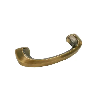 Zamak with Screw Rod and Solid bar 1014 coffin handle detail view