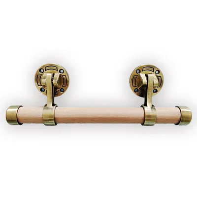 Funeral Supplies Metal Coffin Casket Handle 1071 With Diameter 30mm Wooden Bar