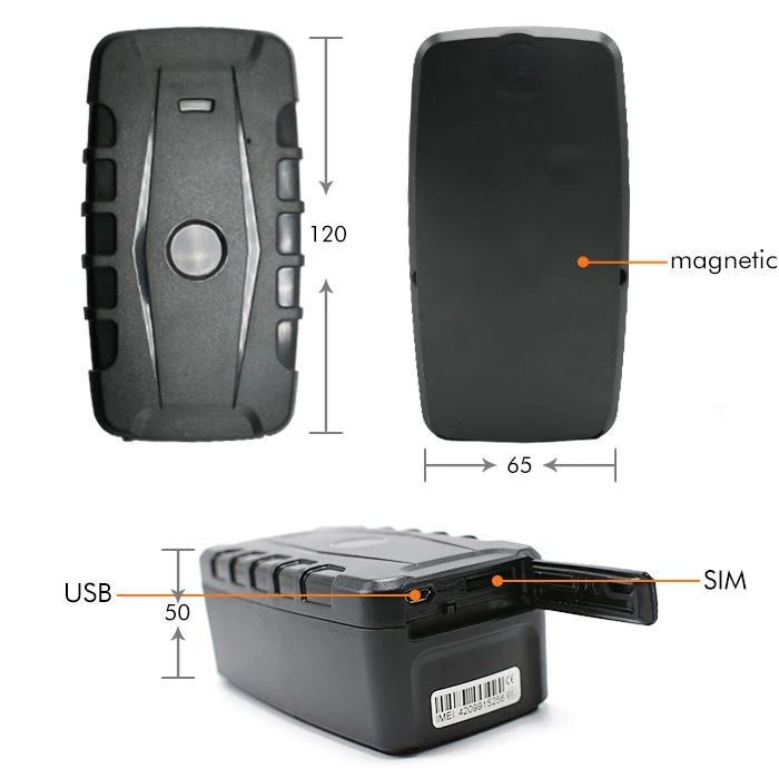 G25 magnet mounted GPS tracker on a metal asset surface