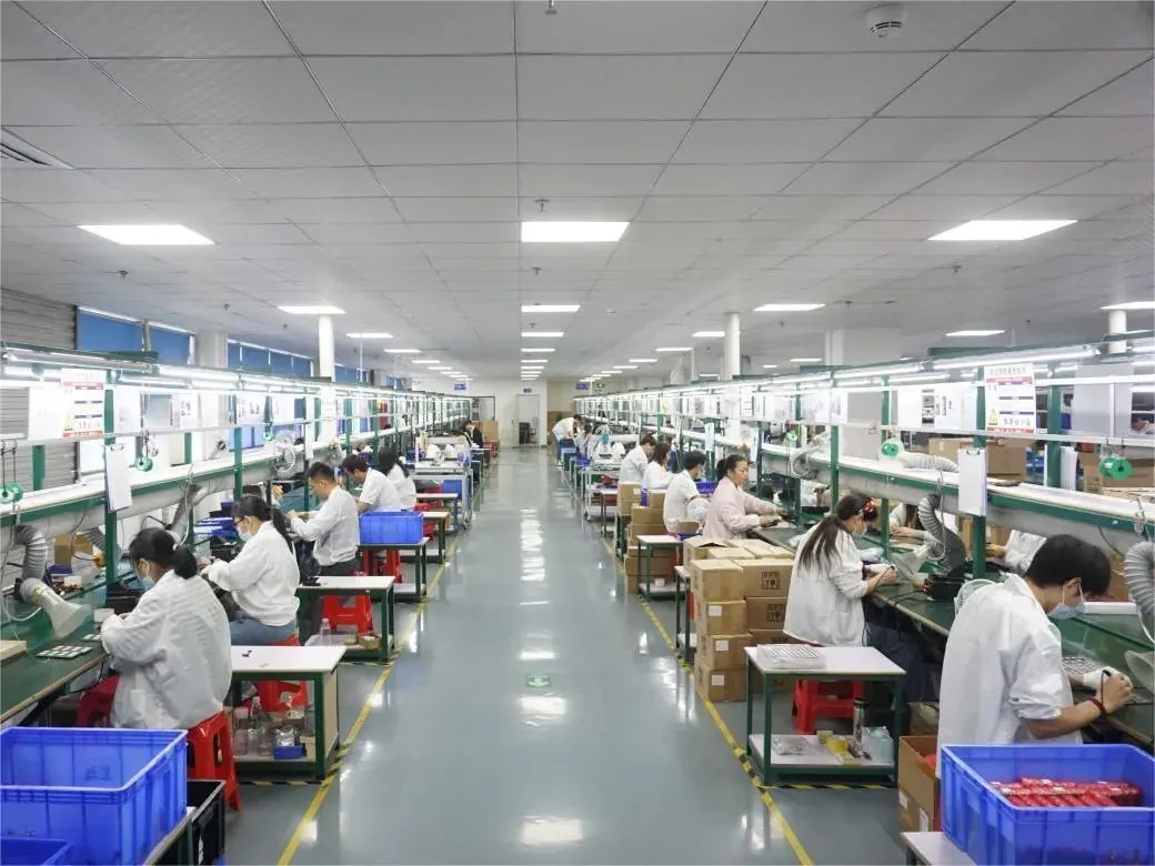 Gotrack assembly line producing OEM GPS trackers
