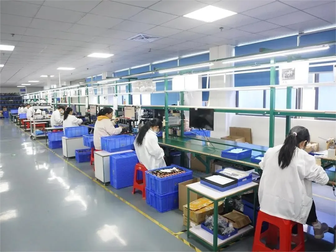 Production area inside the Gotrack Shenzhen facility