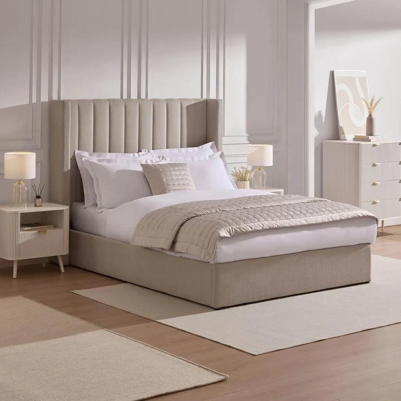 Comfortable and Cozy Upholstered Bed