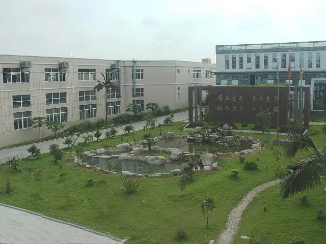 Wanhao Industry factory buildings and landscaped courtyard in Zhangzhou