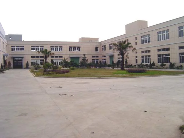 Main production building and loading yard at the Wanhao factory