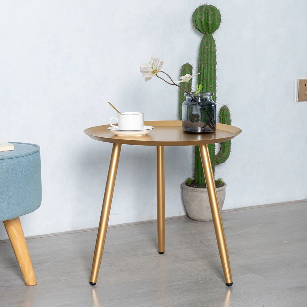 Living Furniture Three-legged Round Coffee Tables With Modern Design