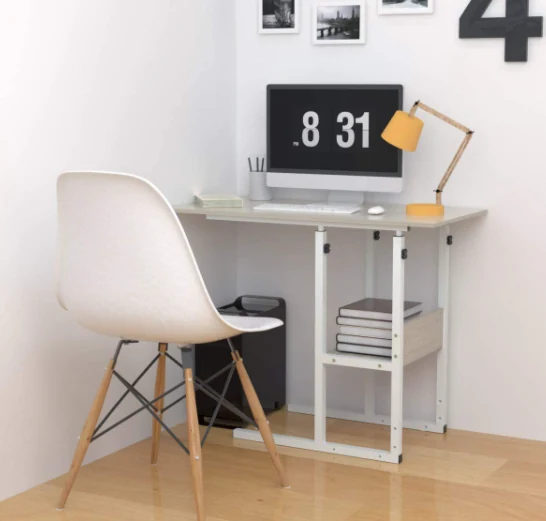 Multifunction Office Desk Chair Computer Table Desk with Shelves Wooden Lift Tables for Study