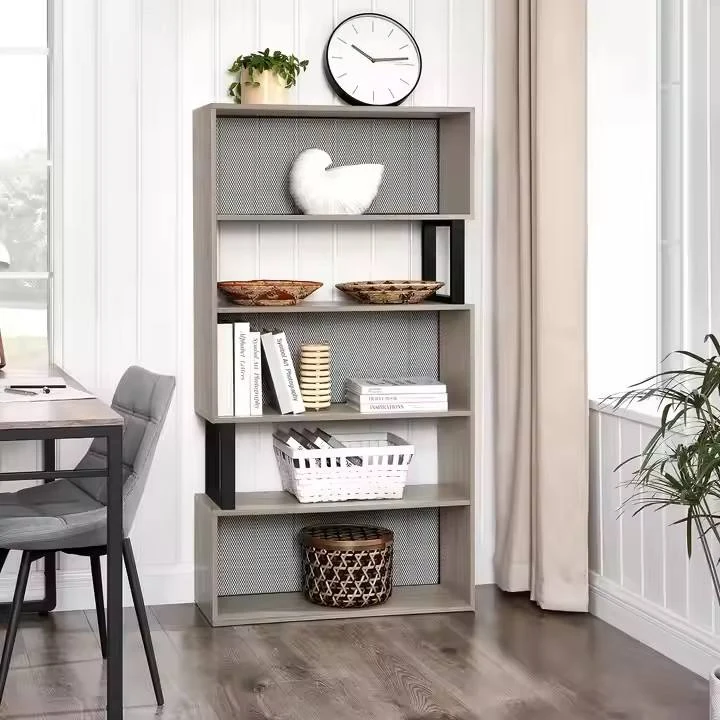 Retro Living Room Study Book Storage Independent-style Bookcase Display Cabinet