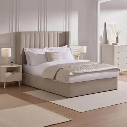Comfortable and Cozy Upholstered Bed