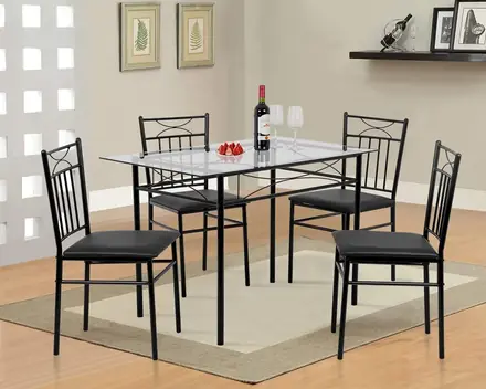 High Quality Multiple Uses Kitchen Dining Tables and Chairs Set Home Furniture Glass Customise Modern Folding Coffee T…