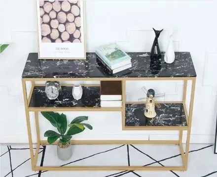 Large Storage Hot Sale Indian Console Table Antique of Hallway Black or Silver Console Tables