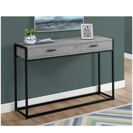 Living Room Hallyway Stainless Steel Console Tables With Drawer Antique Design Furniture Wood Top Console Tables