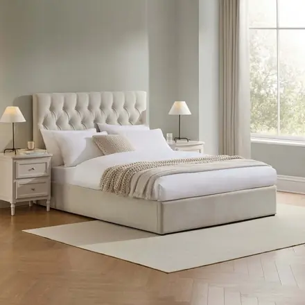 Modern Minimalist Trendy Double Bed
