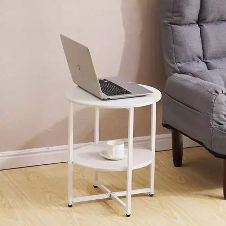 Modern Small Round Simple Wooden Coffee End Side Table Furniture for Living Room Modern Original Factory Order