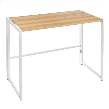 Modern Style Computer Desks with Shelf Foldable Height Adjustable Desk Office Wooden Writing Study Table Home Laptop S…
