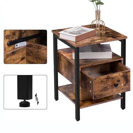 Night Stand Bedside Table Good Quality Supplier Wooden by Modern Design Home Furniture Bedroom Furniture Antique Custo…