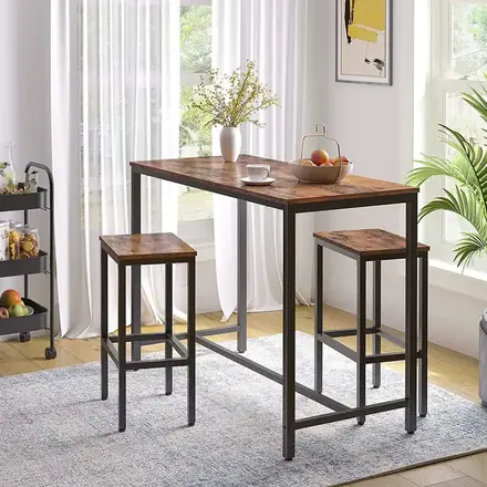 Wholesale Custom MDF Top Metal Legs Modern Bar Stools Sale for Kitchen Furniture Bar Stools Chairs
