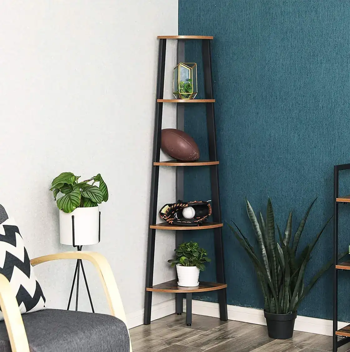 Triangle Wooden Material Modern Design Combination Bookcase Furniture for Living Room Office Bookcase Sale