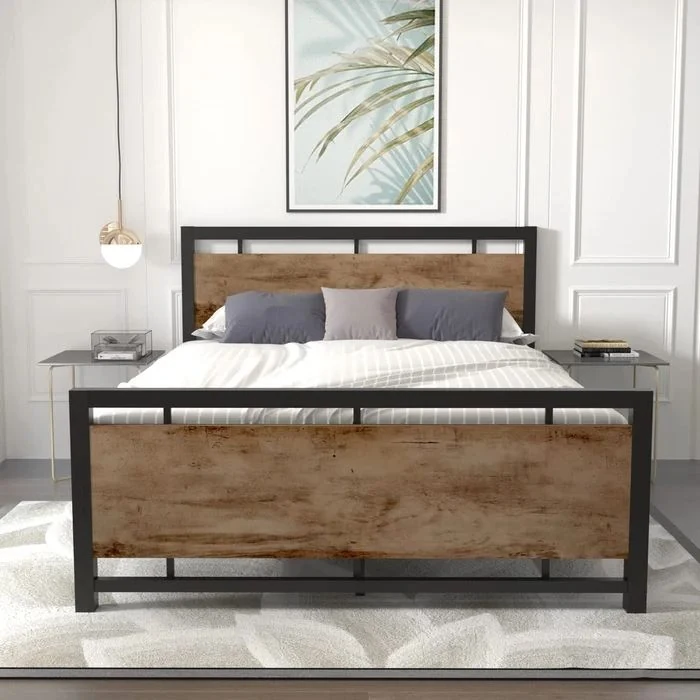 Wholesale Bedroom Furniture Modern Metal Bunk Beds Replacement Parts of Bedroom Metal Beds Full Size Furniture