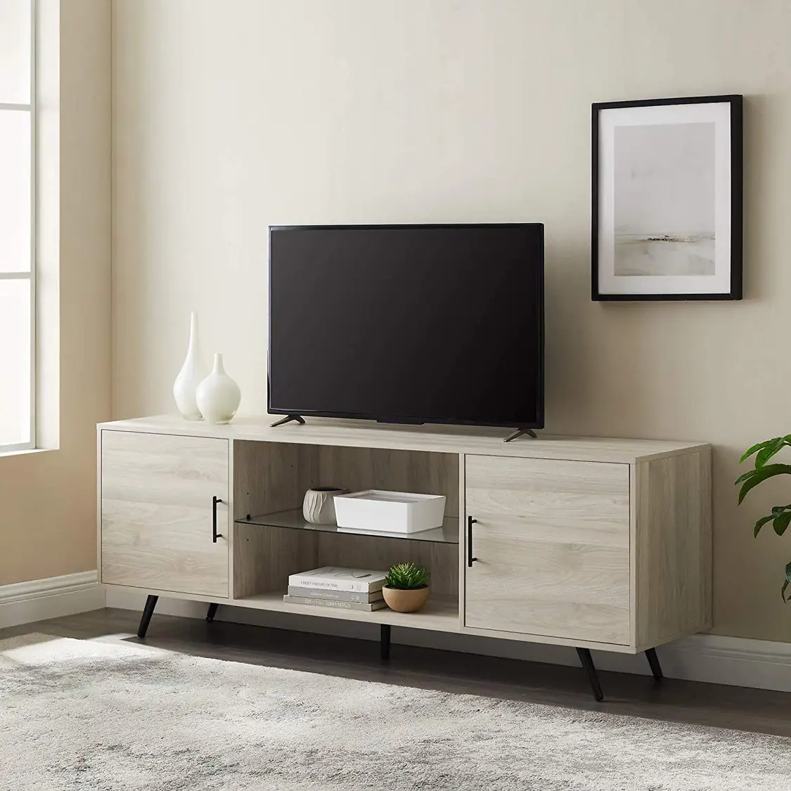 Wholesale Manufacturer Supply TV Console Stand Living Room Furniture of Wooden Tv Stand Cabinet