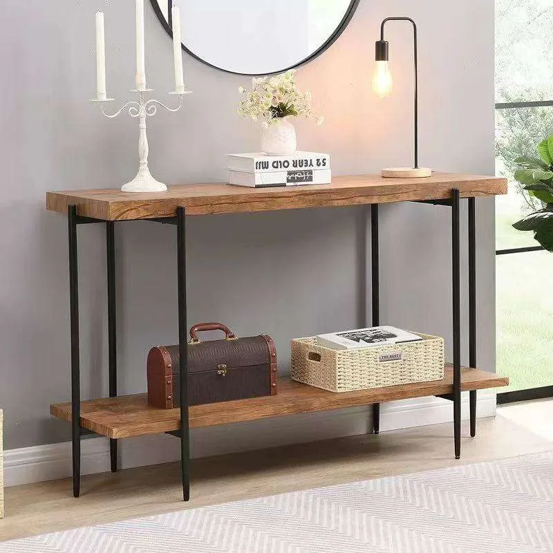 Wire Sofa, Coffee Table, square Wooden Living Room Furniture, Modern and Simple Wooden