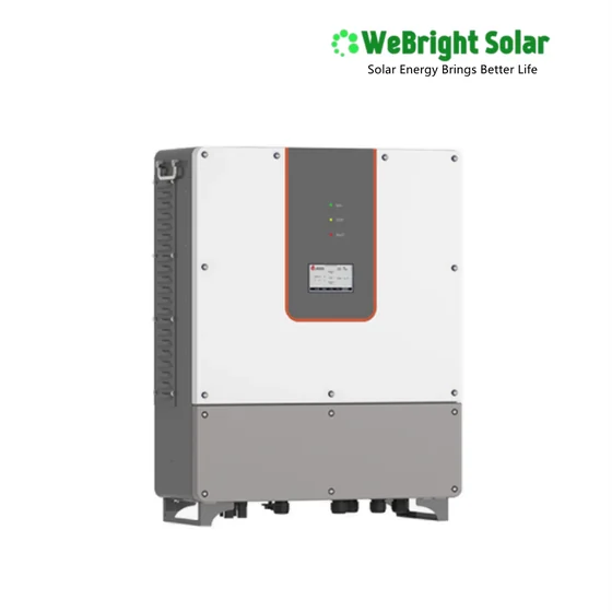 WeBright Solar inverter on white background