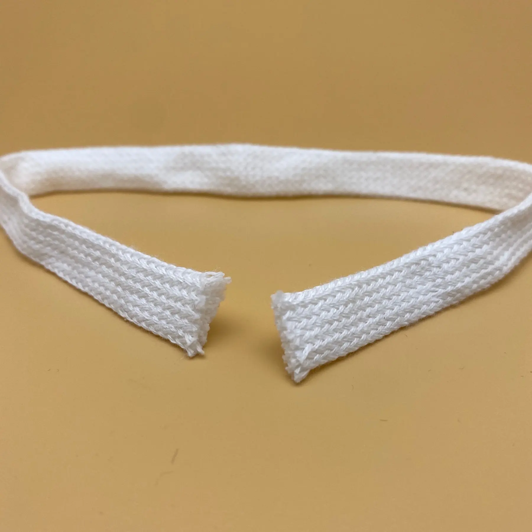 Cotton Webbing Tape No 4 photographed at the Weiye Webbing studio