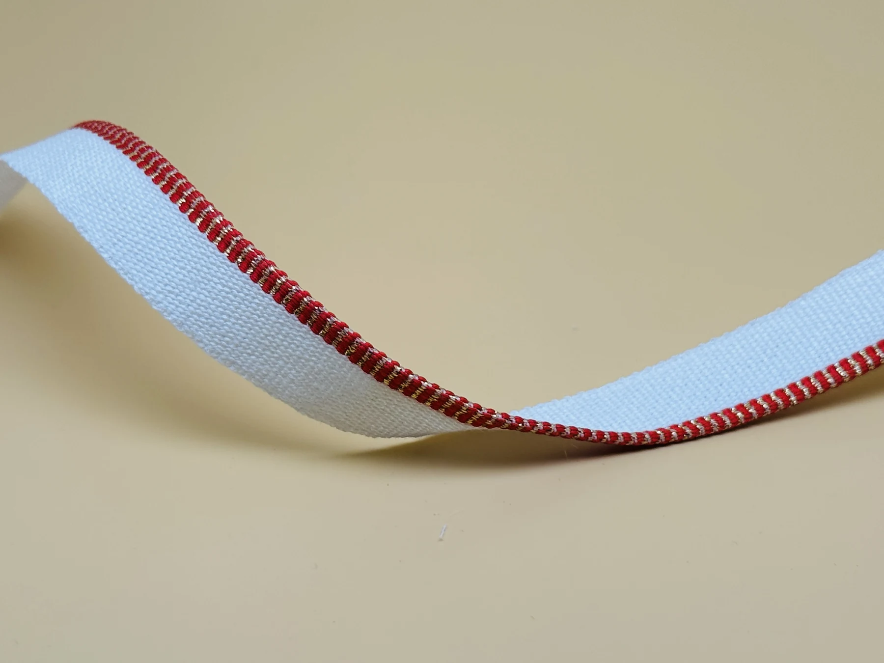 Bookbinding Head and Tail Band No 10 photographed at the Weiye Webbing studio