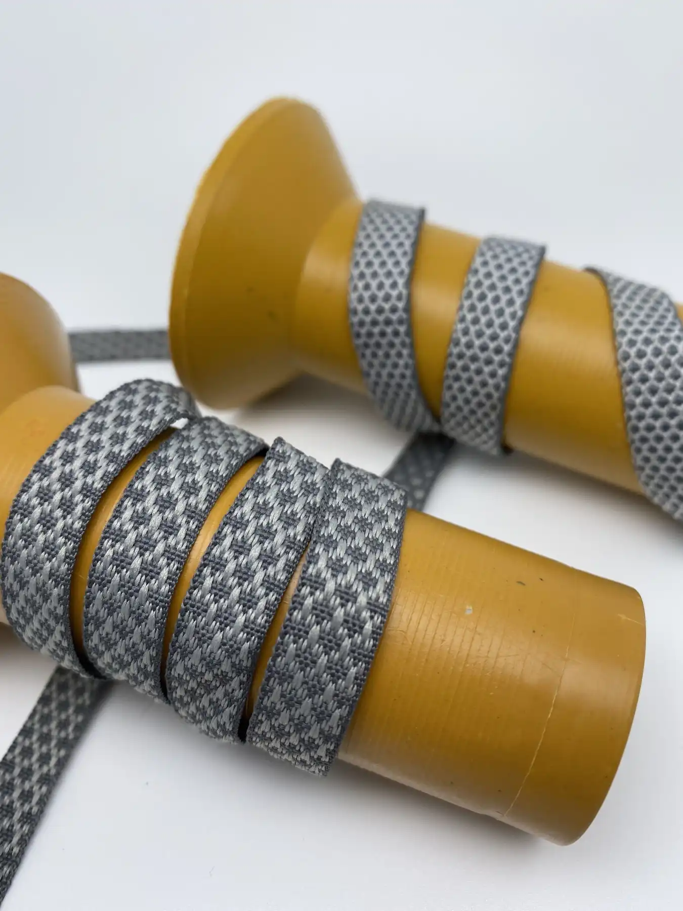 Jacquard Webbing Tape No 16 photographed at the Weiye Webbing studio