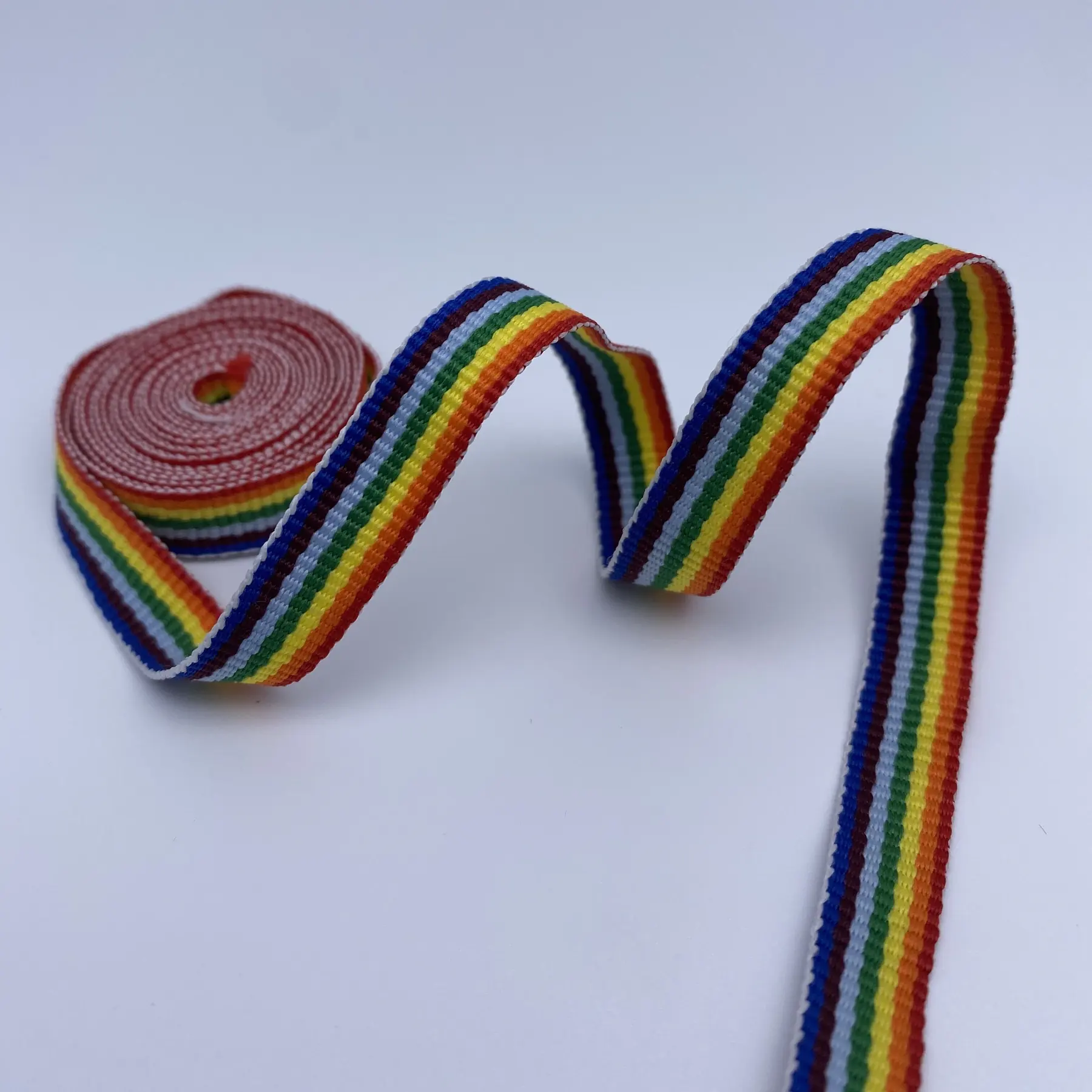 Polyester Webbing Tape No 18 photographed at the Weiye Webbing studio