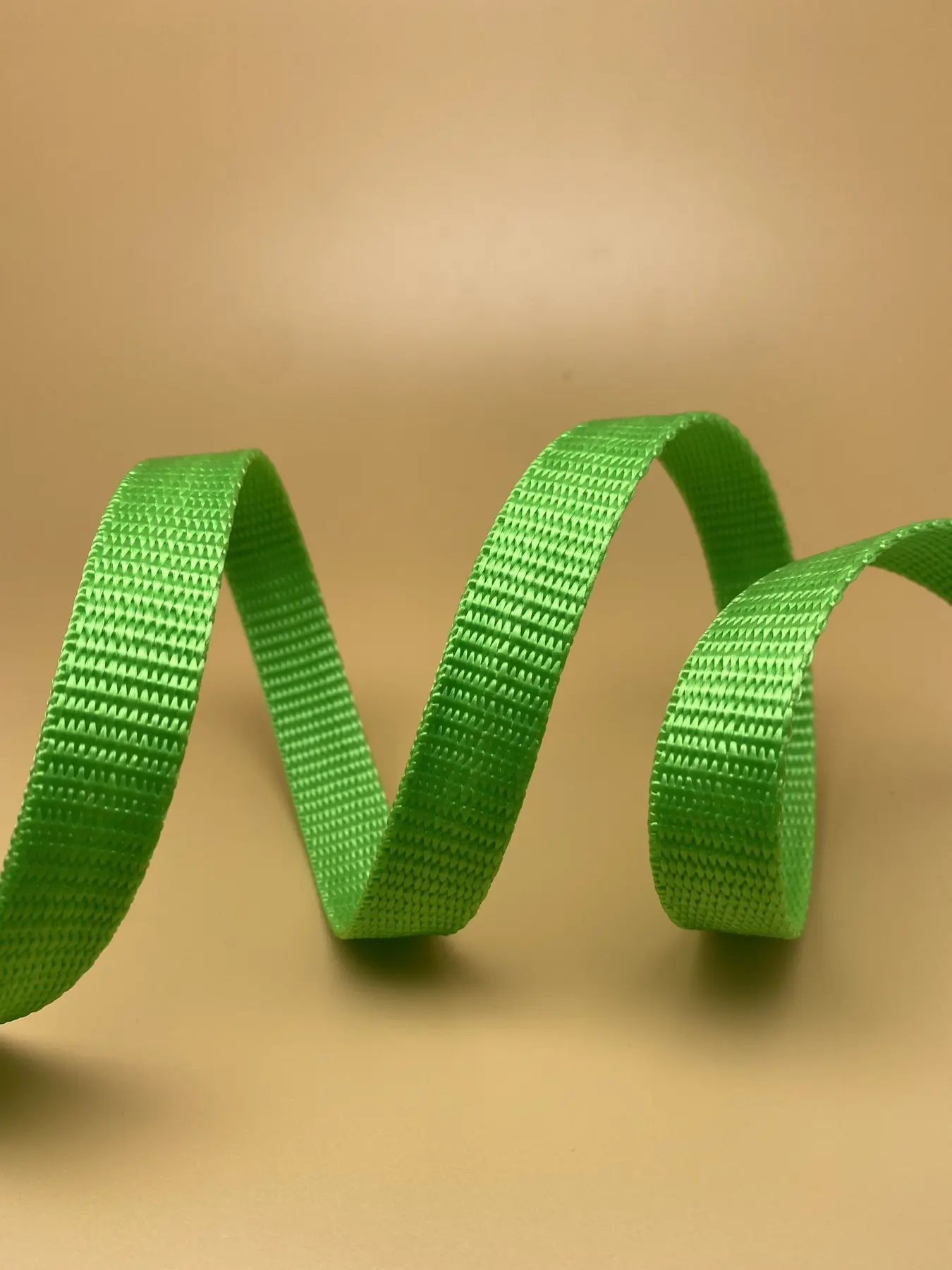 Polypropylene Webbing Tape No 2 photographed at the Weiye Webbing studio