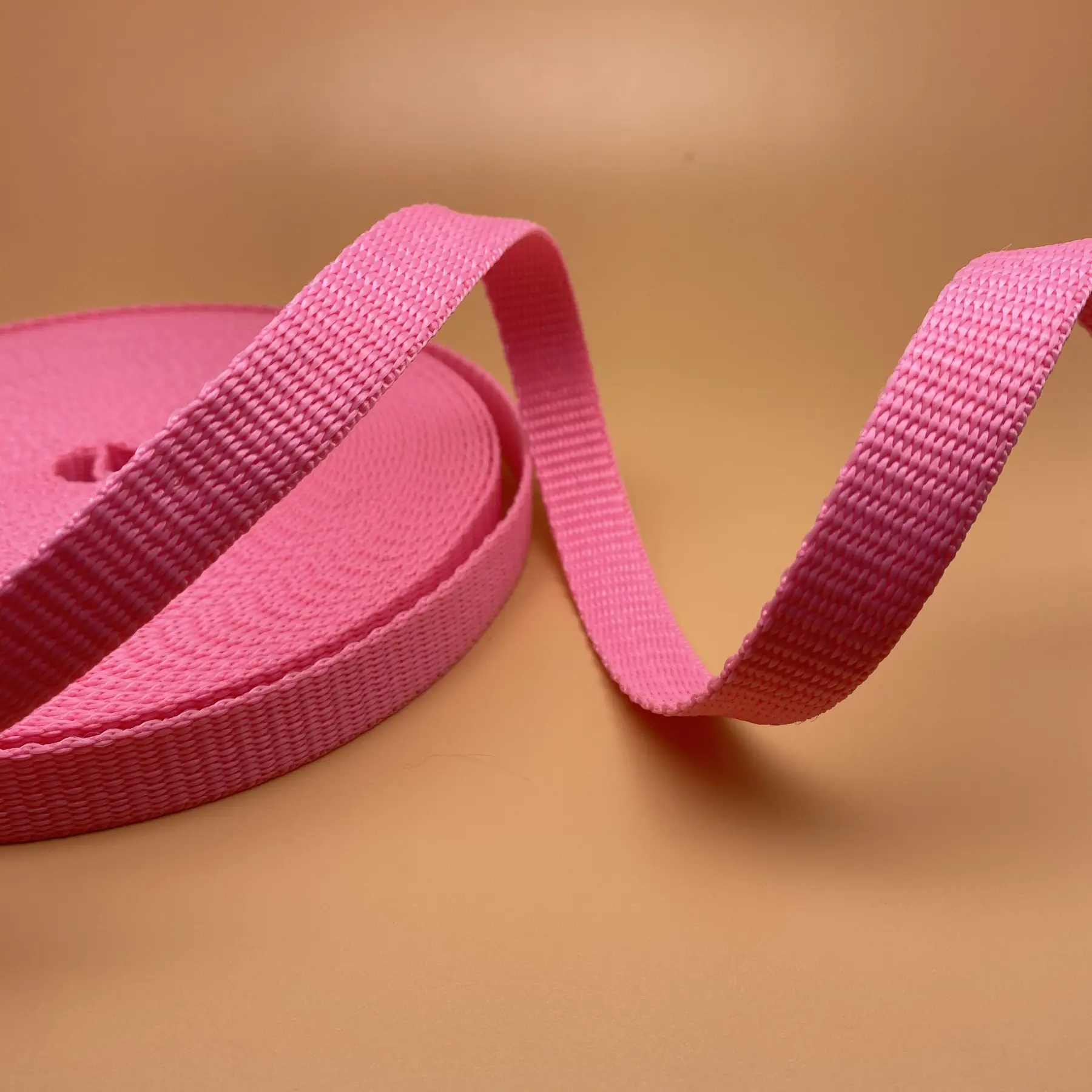Polypropylene Webbing Tape No 3 photographed at the Weiye Webbing studio