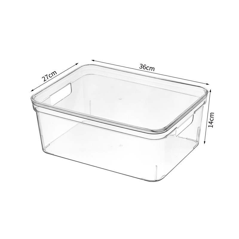 Transparent Storage Box with lid Small view 2