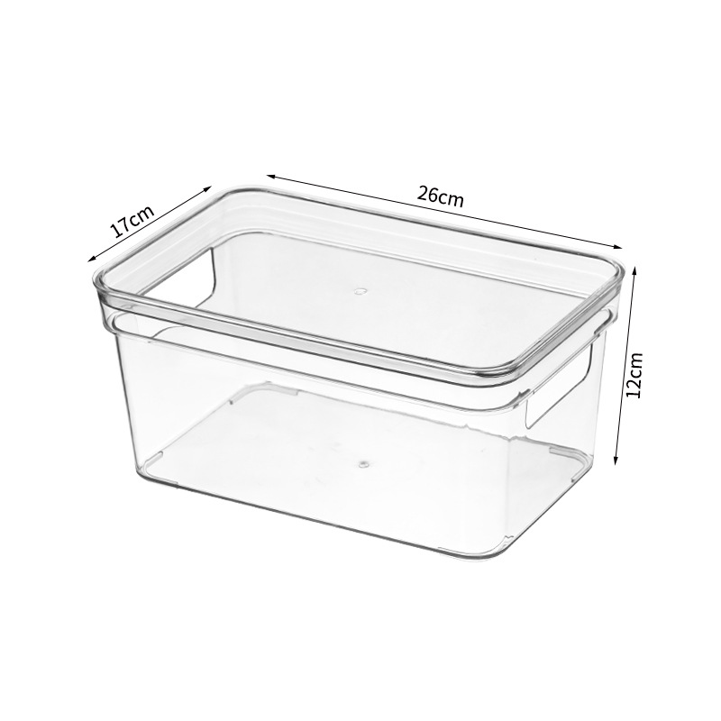 Transparent Storage box with lid, Medium view 2