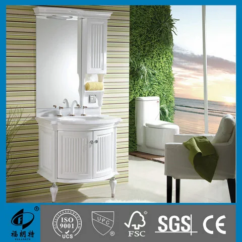 T-8003 - Floor mounted PVC bathroom vanity 8003
