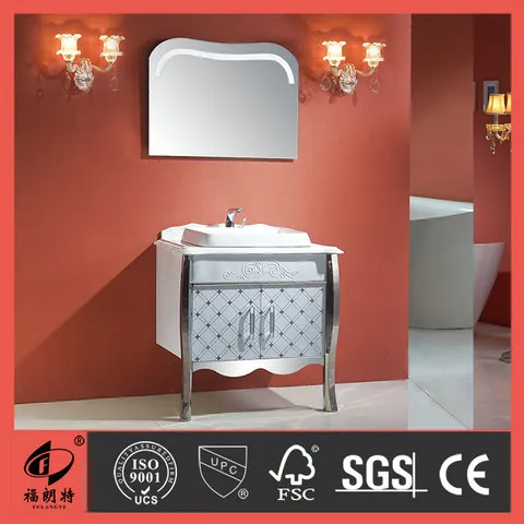 T-6604 Stainless Steel Bathroom Cabinet by Well Bath