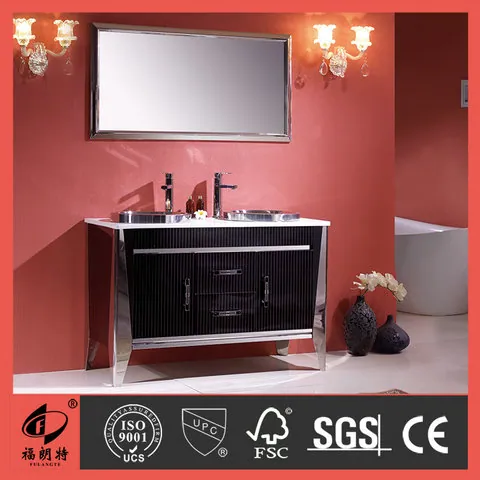 T-6607 Stainless Steel Bathroom Cabinet by Well Bath