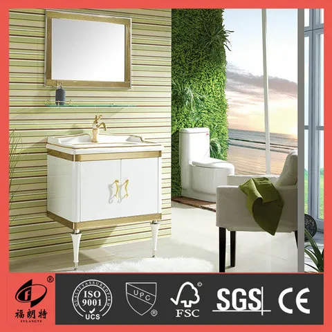 T-6639 Stainless Steel Bathroom Cabinet by Well Bath