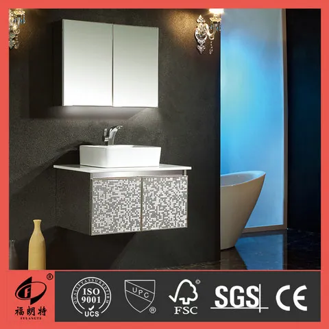 T-6642 Stainless Steel Bathroom Cabinet by Well Bath