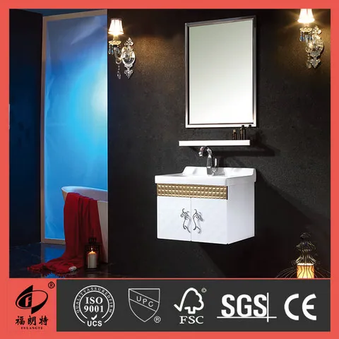 T-6647 Stainless Steel Bathroom Cabinet by Well Bath