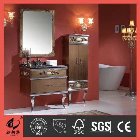 T-6612 Stainless Steel Bathroom Cabinet by Well Bath