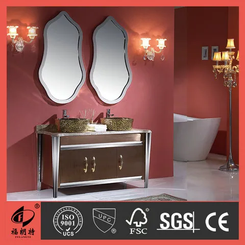 T-6606 Stainless Steel Bathroom Cabinet by Well Bath