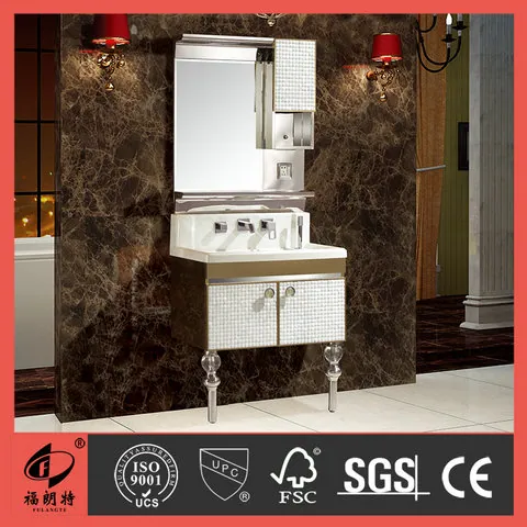 T-6620 Stainless Steel Bathroom Cabinet by Well Bath