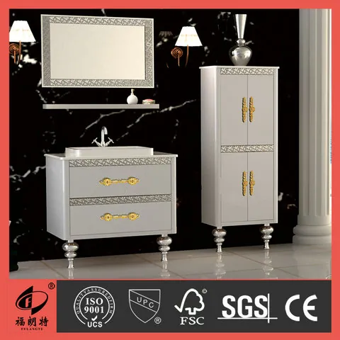 T-6602-4 Stainless Steel Bathroom Cabinet by Well Bath