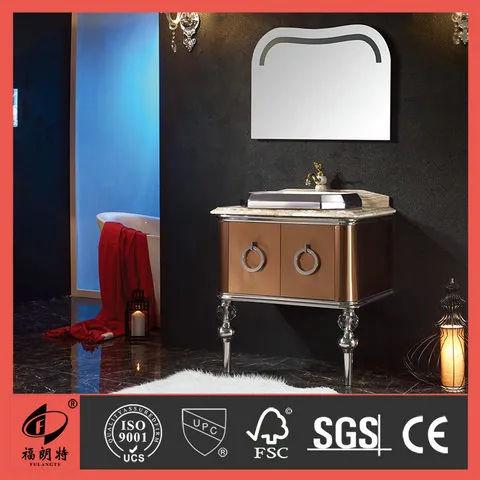 T-6635 Stainless Steel Bathroom Cabinet by Well Bath