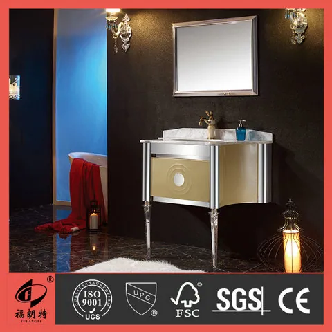 T-6637 Stainless Steel Bathroom Cabinet by Well Bath